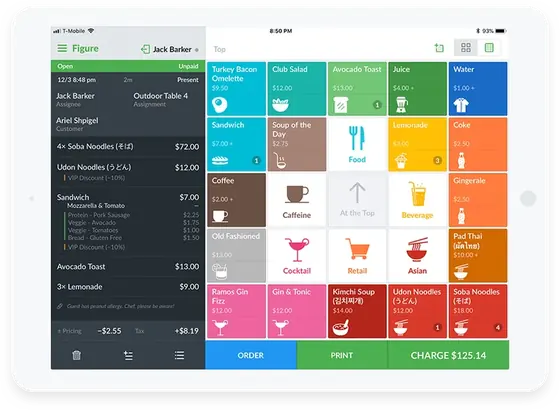 Figure POS tablet system