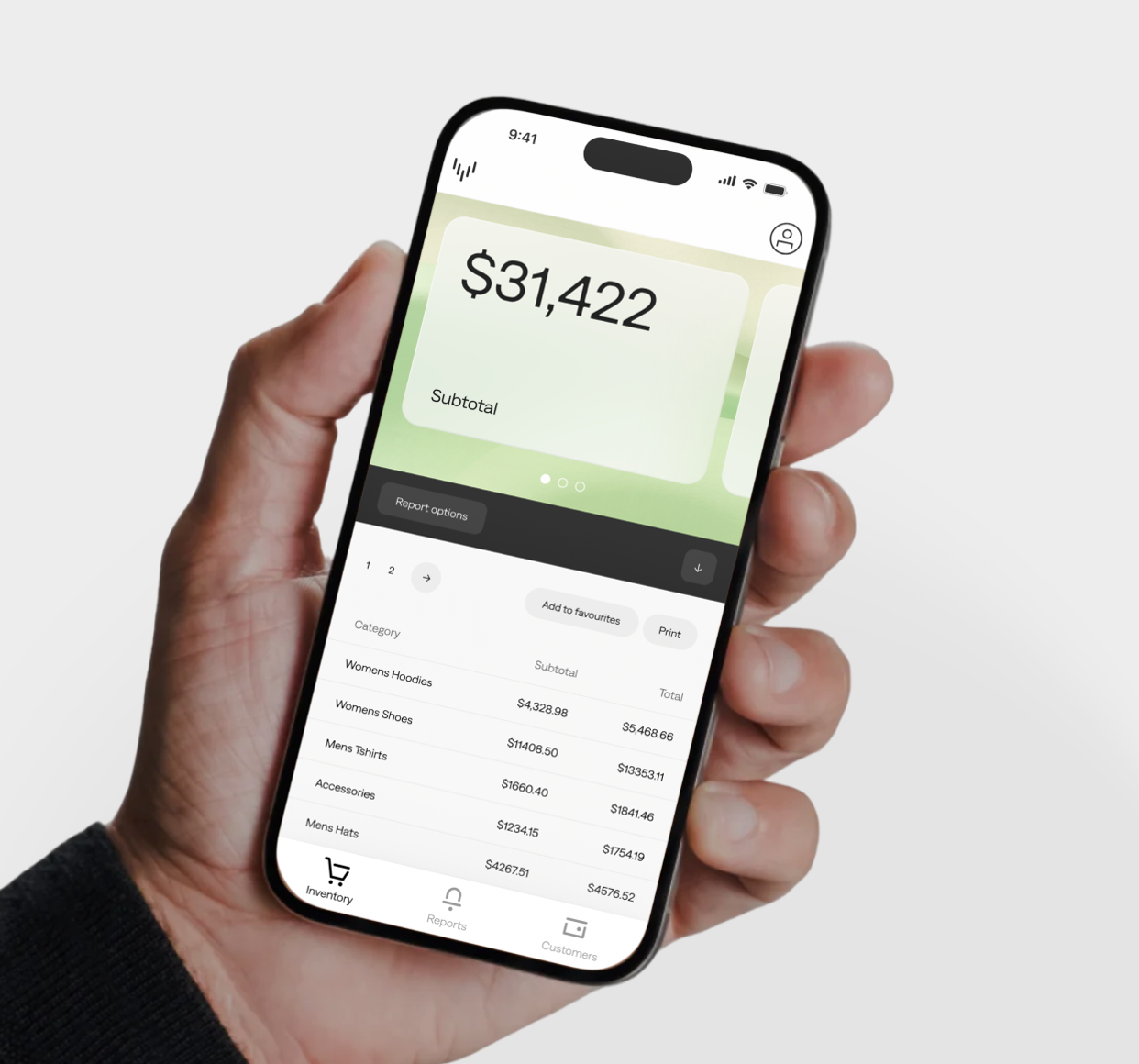 Retail Solutions mobile POS device